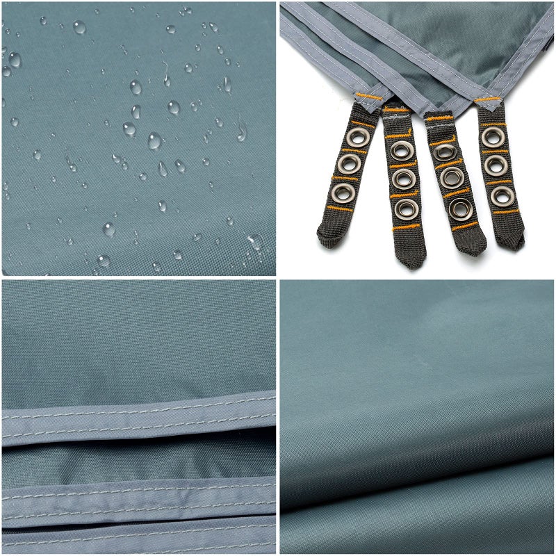 Bessport Tent Footprint for 1-2-3 Person Tent Waterproof Camping Tarp with Drawstring Carrying Bag for Picnic, Hiking and Other Outdoor Activities (3 Person) - Image 3